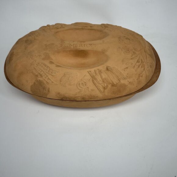 Romertopf Clay Bake Roaster Large Terra Cotta by RECO Used Bay Keramik - Picture 3 of 5